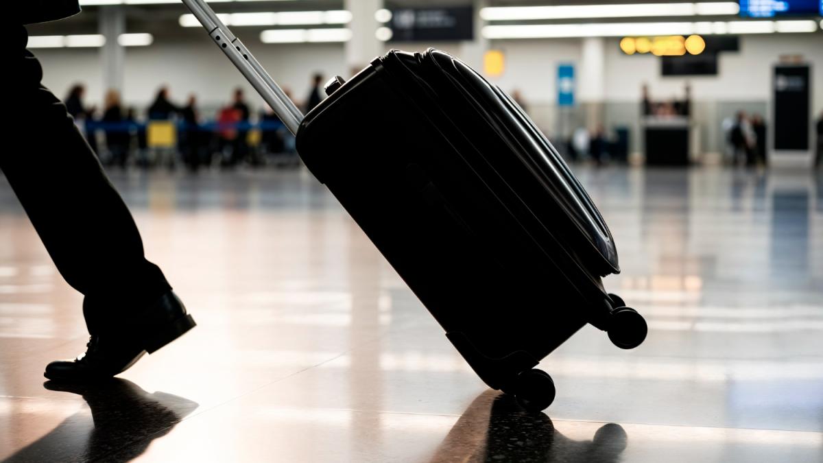 чемодан в аэропорту чемодан в аэропорту