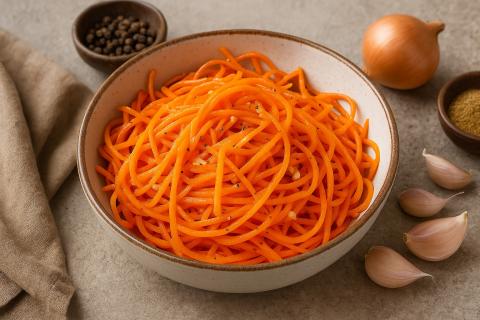Кулинары советуют готовить морковь по-корейски как универсальную закуску к мясу и рыбе