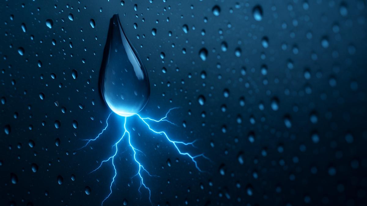 Капля воды и электричество