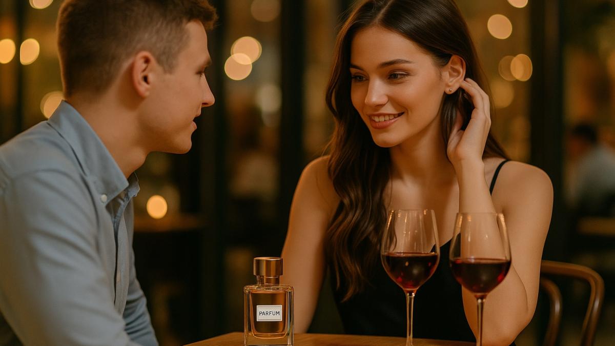 Романтическое свидание в кафе