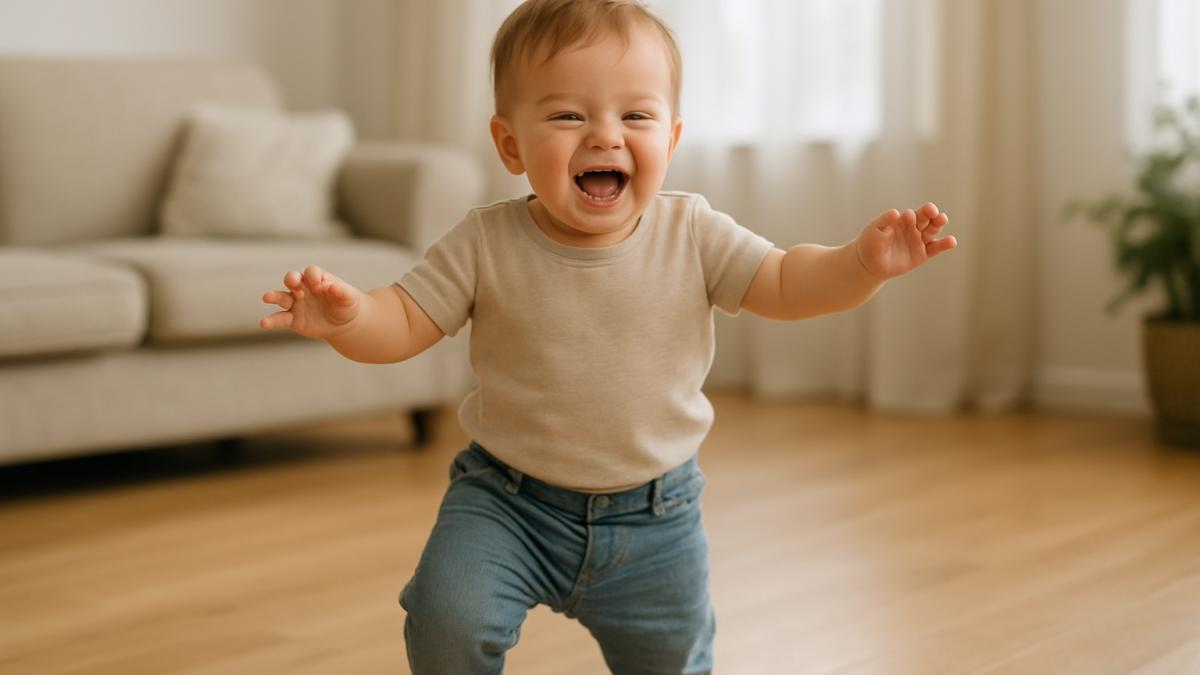 Первый шаг ребенка