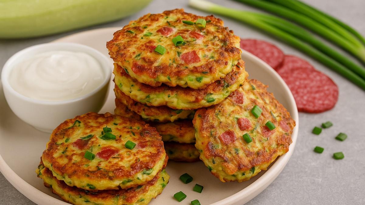 Кабачковые оладьи Кабачковые оладьи