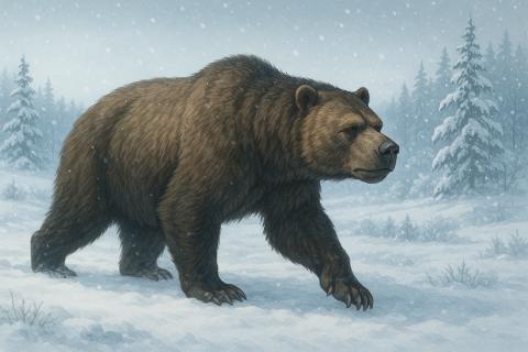В Ставропольском крае найден новый вид гигантских медведей, живших 6 миллионов лет назад