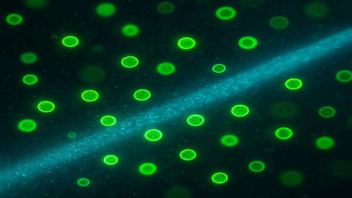 Prochlorococcus под микроскопом Prochlorococcus под микроскопом