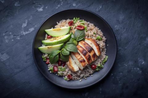Боул с киноа и курицей помогает восстанавливать мышцы после тренировки — специалисты
