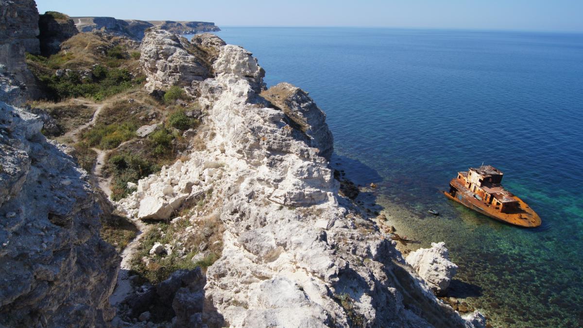 Djangul, Crimea, Black Sea, Coastline