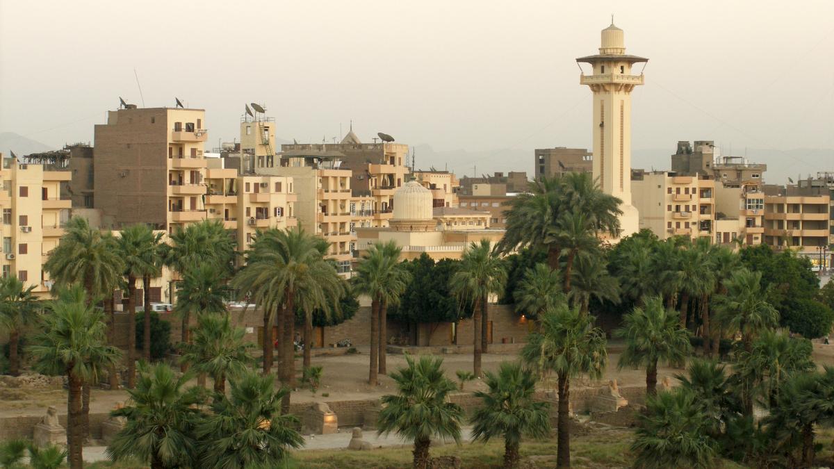 Luxor, Egypt, Cityscape of Luxor
