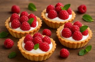 Десерт пахнет летом даже в ноябре: корзиночки с малиной возвращают солнечное настроение