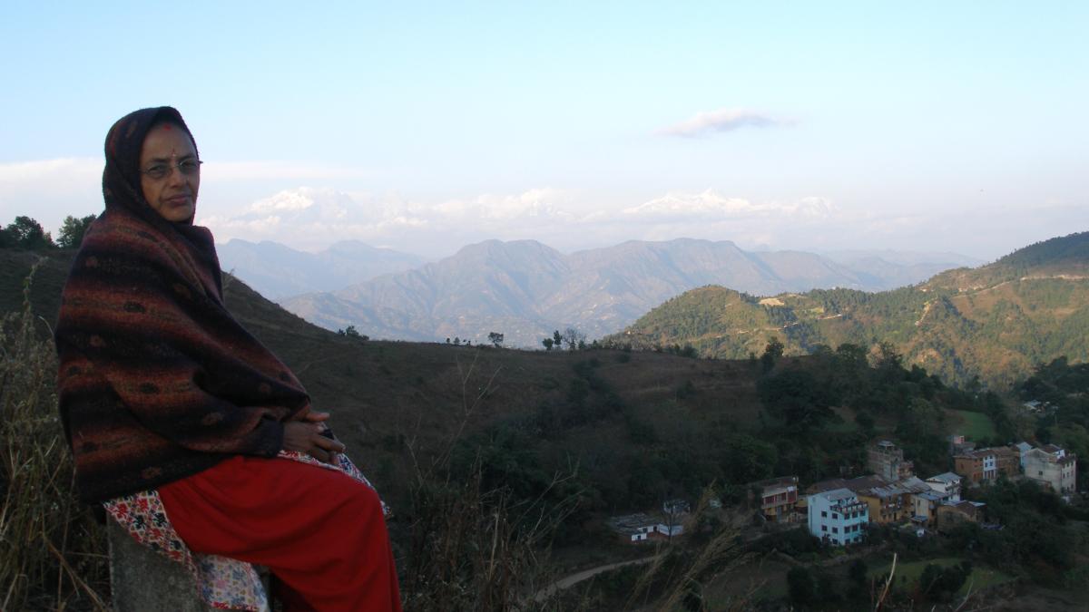 Tansen, Nepalese woman, Palpa, Nepal Tansen, Nepalese woman, Palpa, Nepal