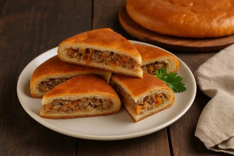 Кулинарный эксперт: специи придают мясному пирогу тахту характерный вкус
