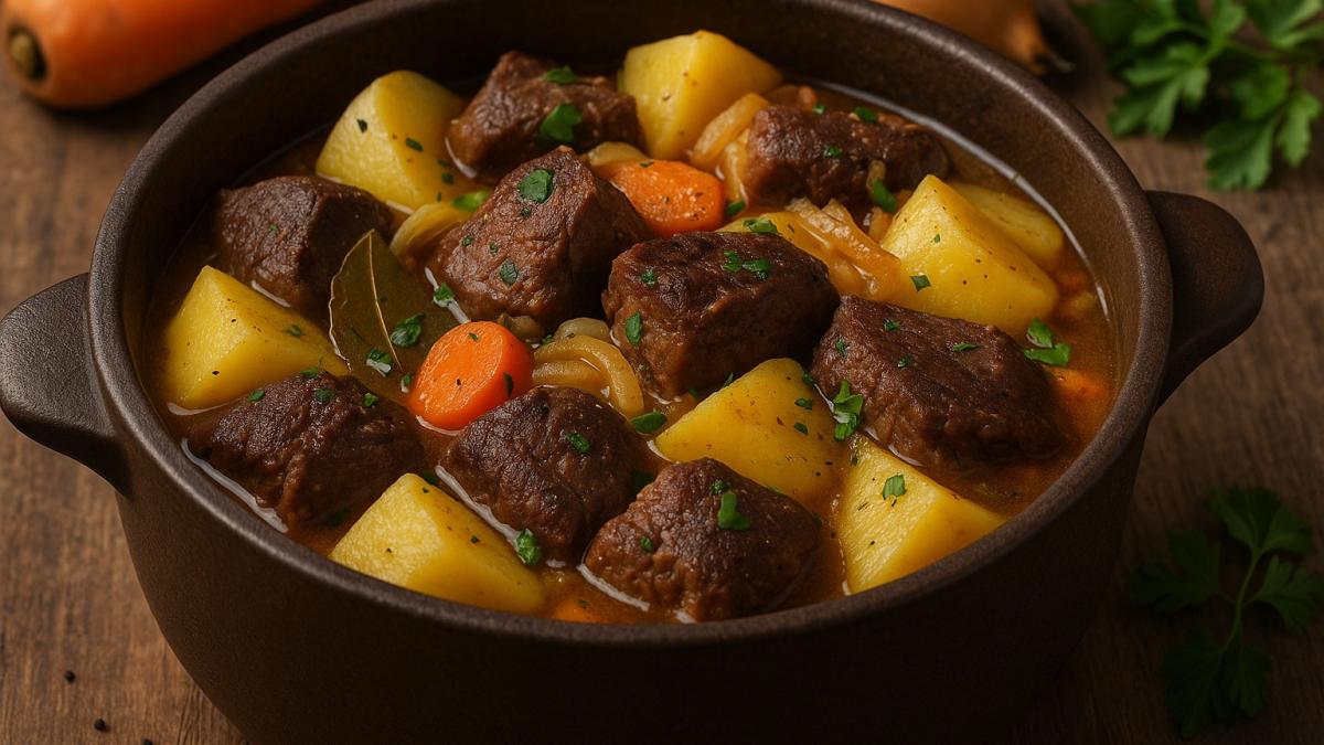 Жаркое из тюленины с картофелем