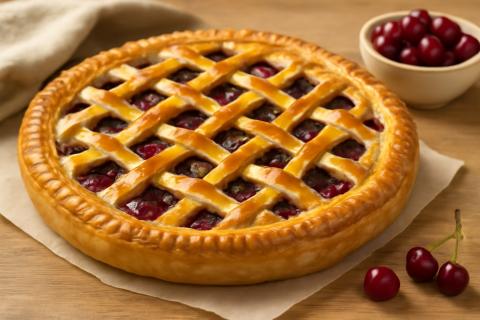 Вишневый пирог из Твин Пикс легко приготовить дома без сложных техник — Едим Дома