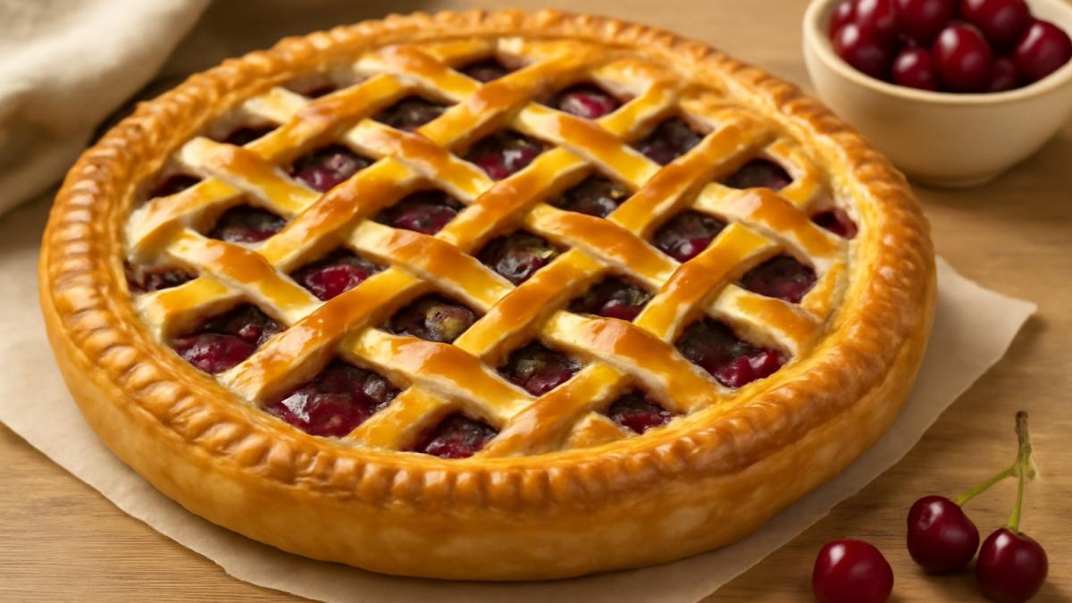 Пирог с вишней