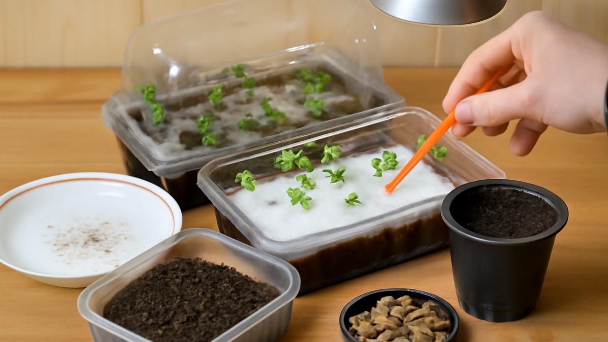 Посадка рассады