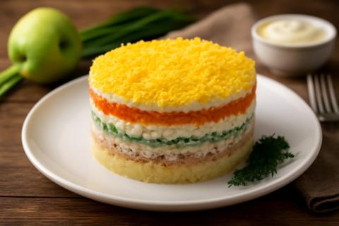 Натёртую хурму используют вместо моркови в десертной Мимозе — Гастрономъ