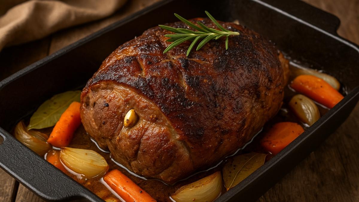 Запеченный свиной окорок Запеченный свиной окорок