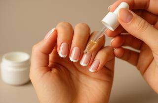 Мастер маникюра советует прокатывать флакон лака вместо встряхивания для устранения пузырьков