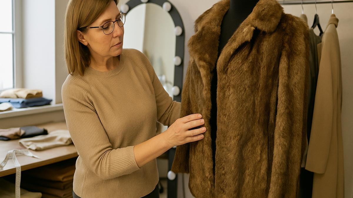 Реставрация винтажной шубы