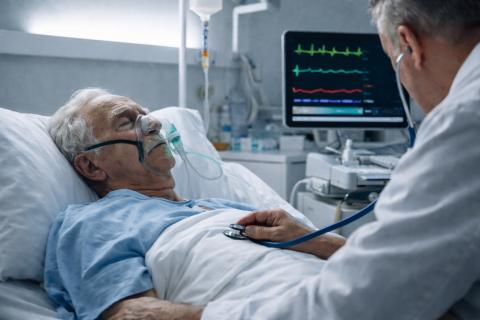 Мужчина в больнице