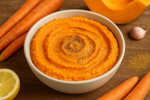 Пюре из тыквы и моркови с кориандром: полезное блюдо на каждый день