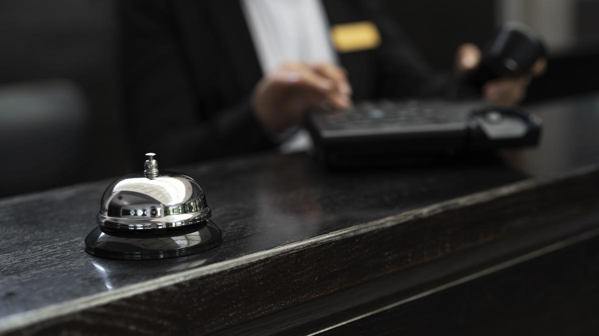 Зона регистрации в отеле