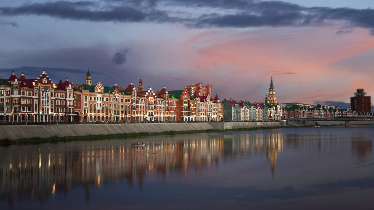 Йошкар-Ола. Набережная Брюгге