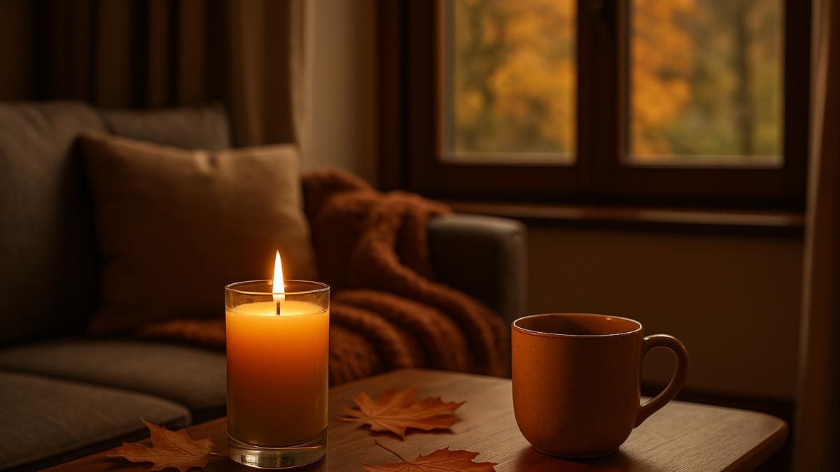 Тёплый свет осеннего дома