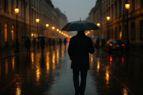 Helsinki Institute: городской дождь помогает мозгу замедлиться и улучшает концентрацию