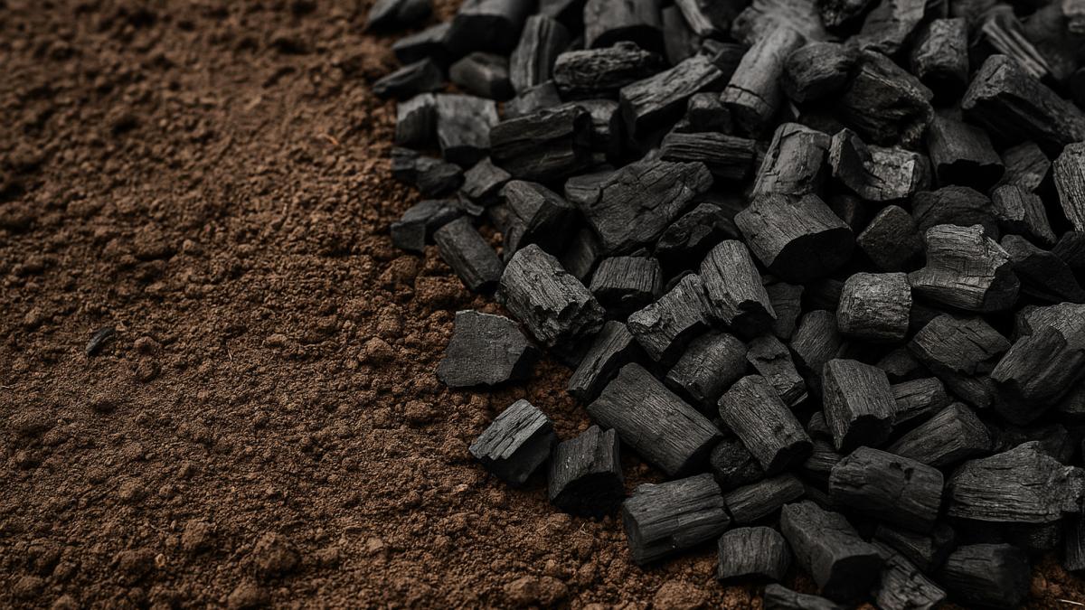уголь в земле