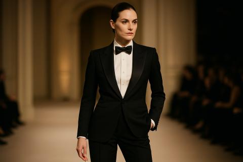 Женский смокинг Yves Saint Laurent: история модного манифеста 1966 года