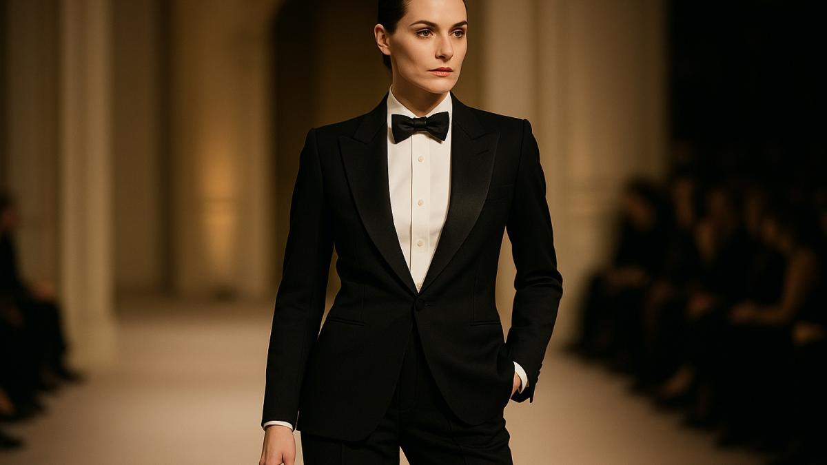 Женский смокинг Yves Saint Laurent Женский смокинг Yves Saint Laurent
