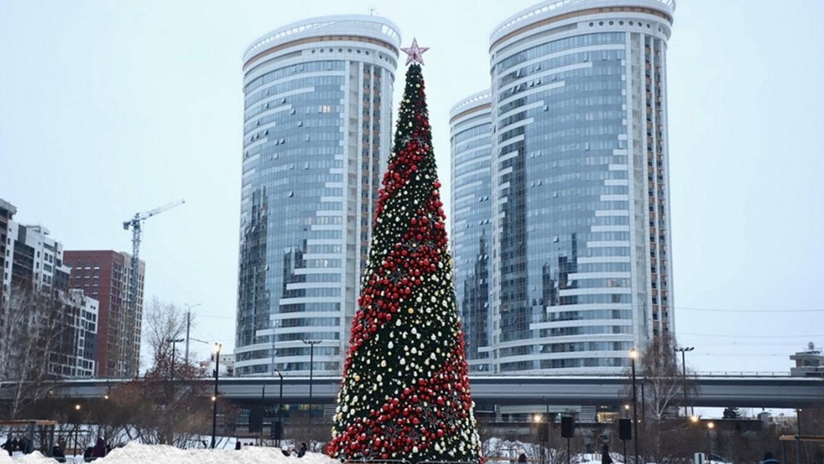 Новогодняя елка в Новосибирске