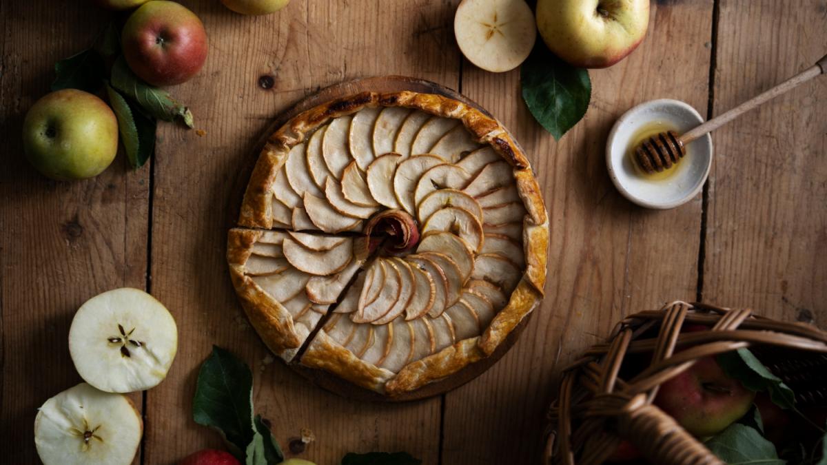 пирог с грушей