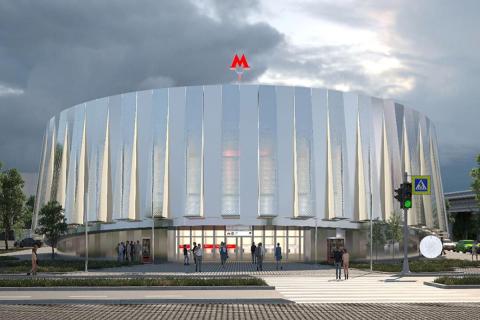 Павильон станции метро 