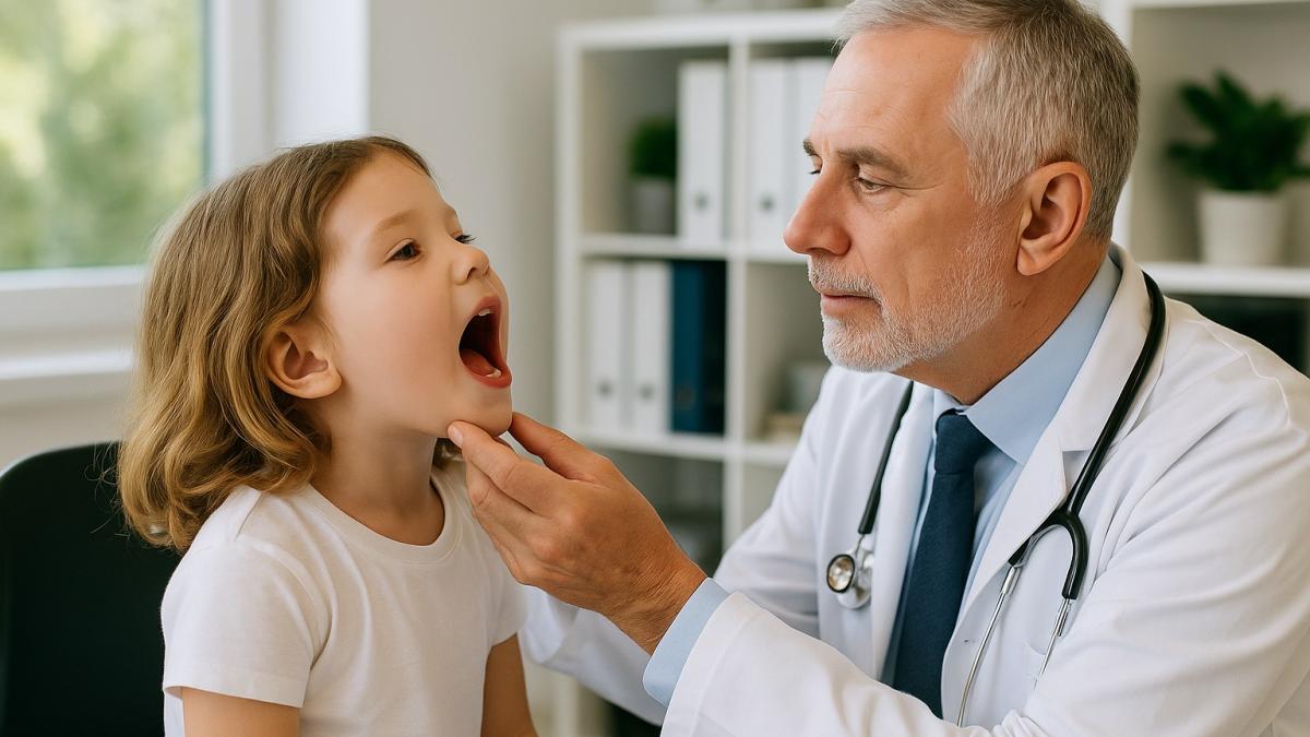 Ребёнок на приёме у врача