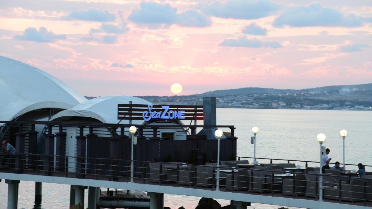 Gelendzhik resort. Marine area