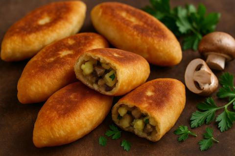 Пирожки с картошкой и грибами