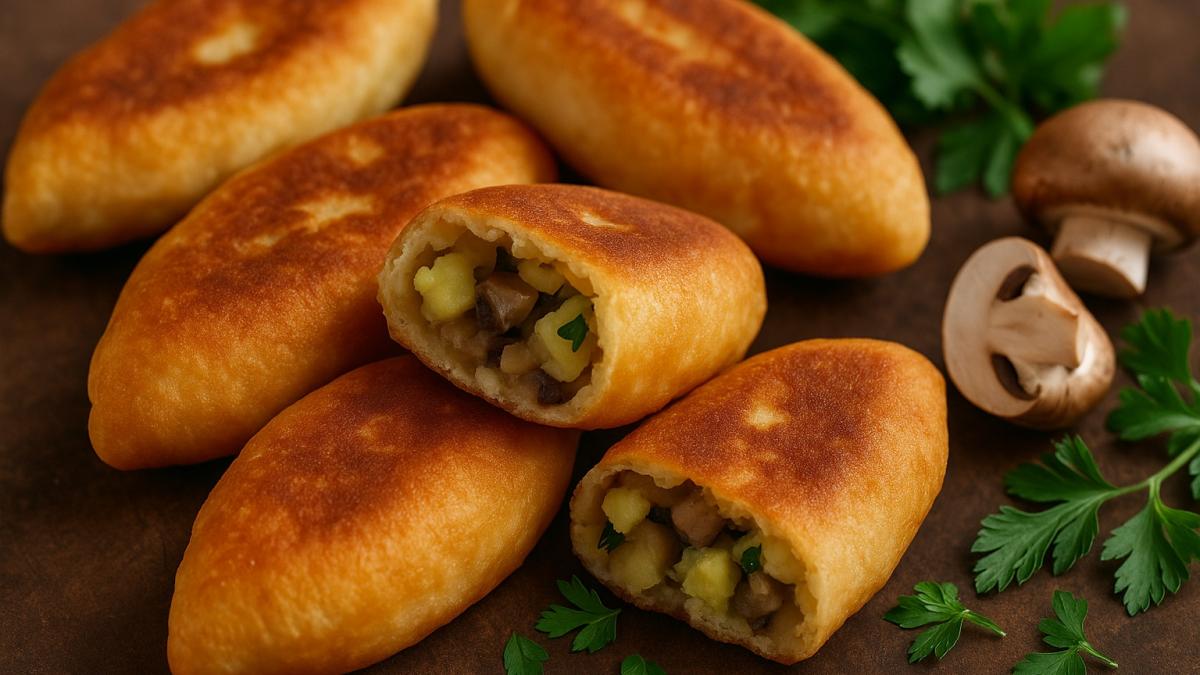 Пирожки с картошкой и грибами Пирожки с картошкой и грибами