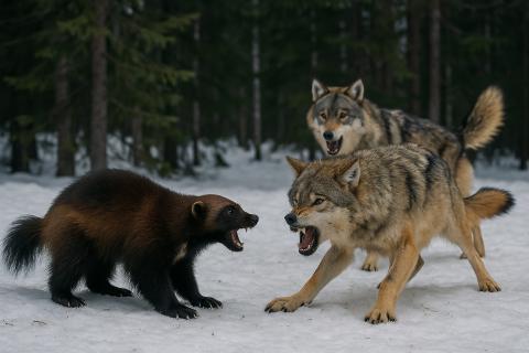 Жители Трёхозёрки заметили волков возле посёлка — ИА Комиинформ