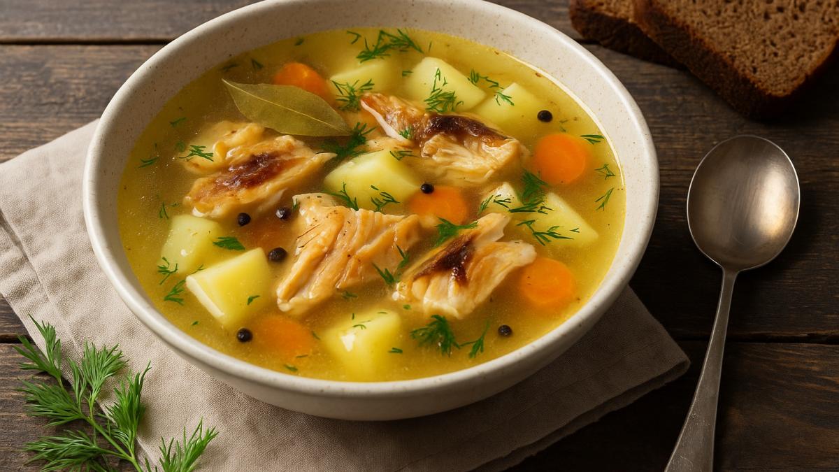 Суп из копчёной трески Суп из копчёной трески