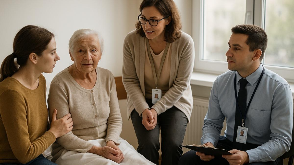 Поддержка пожилых пациентов в больнице