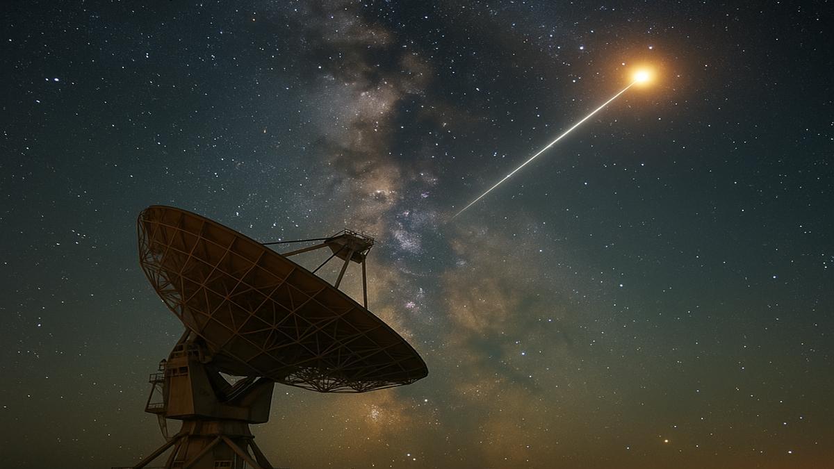 Радиотелескоп и Млечный путь