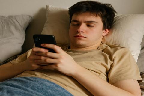 Врачи предупредили о вреде длительного лежания с телефоном в постели
