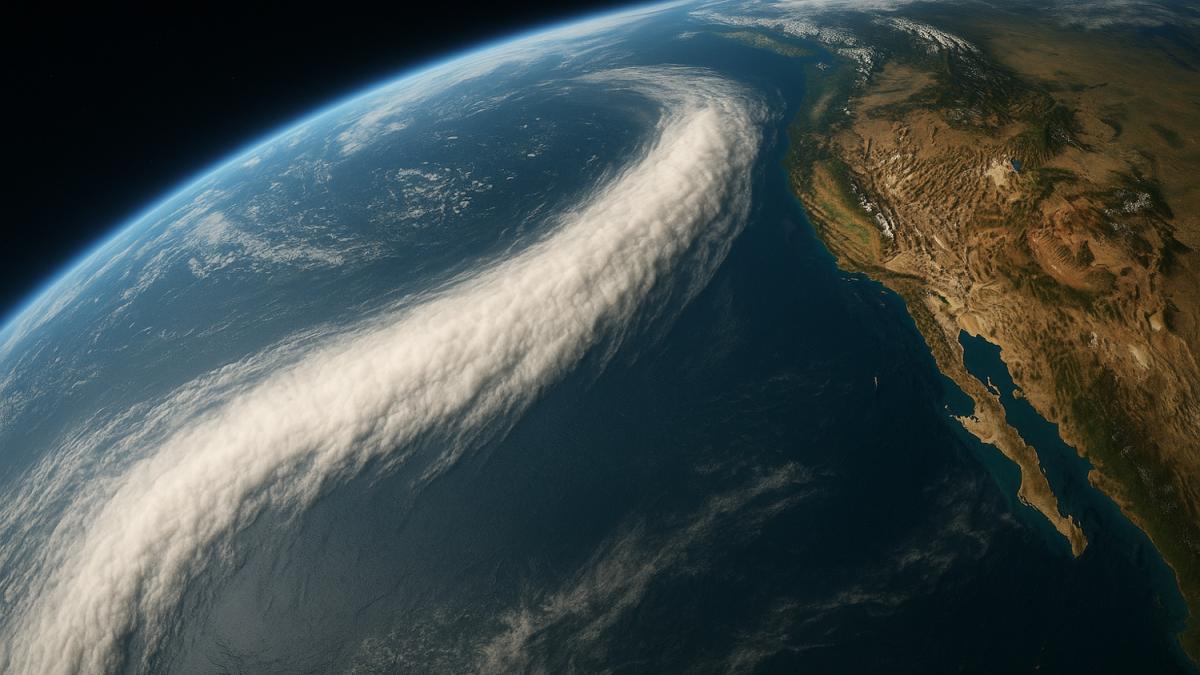 Атмосферная река из космоса