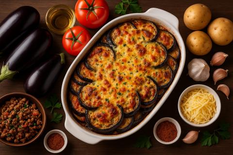 Кулинары называют мусаку с баклажанами и мясом традиционным блюдом средиземноморской кухни