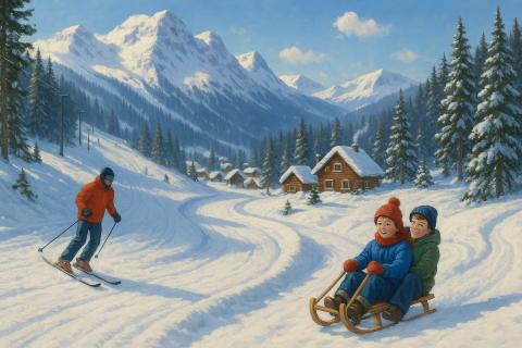 Первые шаги на лыжах лучше делать без палок — Наталья Коростелёва