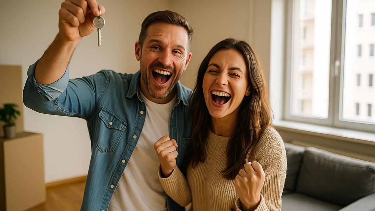 Радость от покупки квартиры