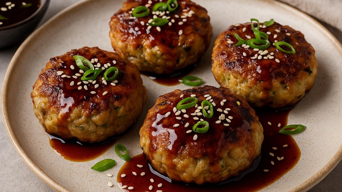 Мясные котлеты с капустой и дальневосточным соусом