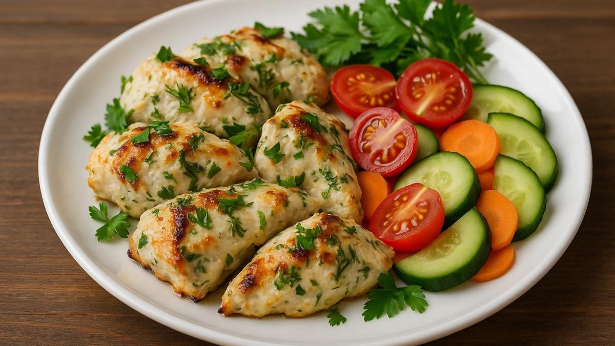 Курица в йогуртовом маринаде с зеленью Курица в йогуртовом маринаде с зеленью