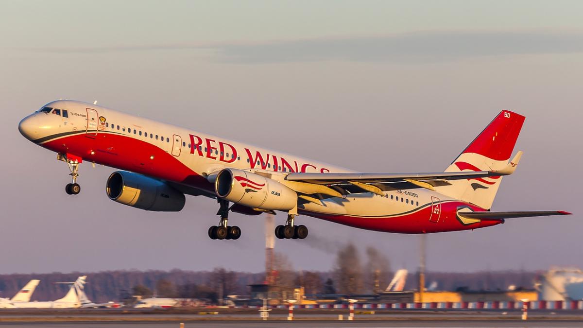 Tupolev Tu-204 of Red Wings Airlines at DME Tupolev Tu-204 of Red Wings Airlines at DME
